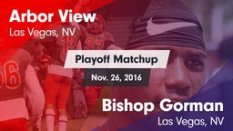 Matchup: Arbor View High vs. Bishop Gorman  2016