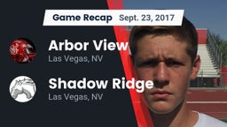 Recap: Arbor View  vs. Shadow Ridge  2017