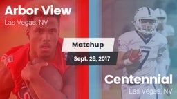Matchup: Arbor View High vs. Centennial  2017