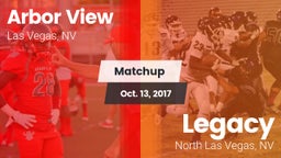 Matchup: Arbor View High vs. Legacy  2017