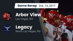Recap: Arbor View  vs. Legacy  2017