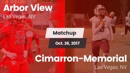 Matchup: Arbor View High vs. Cimarron-Memorial  2017