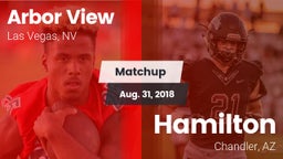 Matchup: Arbor View High vs. Hamilton  2018
