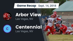 Recap: Arbor View  vs. Centennial  2018