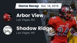 Recap: Arbor View  vs. Shadow Ridge  2018