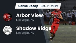 Recap: Arbor View  vs. Shadow Ridge  2019