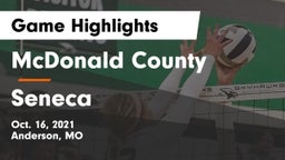 McDonald County  vs Seneca  Game Highlights - Oct. 16, 2021