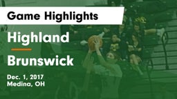 Highland  vs Brunswick  Game Highlights - Dec. 1, 2017