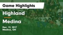 Highland  vs Medina  Game Highlights - Dec. 12, 2017