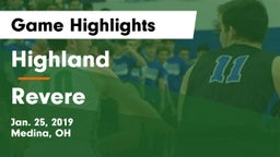 Highland  vs Revere  Game Highlights - Jan. 25, 2019