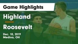 Highland  vs Roosevelt  Game Highlights - Dec. 10, 2019