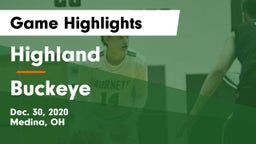 Highland  vs Buckeye Game Highlights - Dec. 30, 2020