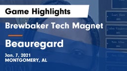 Brewbaker Tech Magnet  vs Beauregard  Game Highlights - Jan. 7, 2021