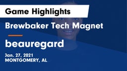 Brewbaker Tech Magnet  vs beauregard Game Highlights - Jan. 27, 2021