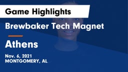 Brewbaker Tech Magnet  vs Athens  Game Highlights - Nov. 6, 2021