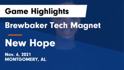 Brewbaker Tech Magnet  vs New Hope  Game Highlights - Nov. 6, 2021