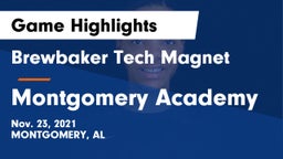 Brewbaker Tech Magnet  vs Montgomery Academy  Game Highlights - Nov. 23, 2021