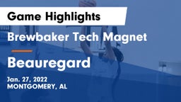 Brewbaker Tech Magnet  vs Beauregard Game Highlights - Jan. 27, 2022