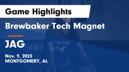 Brewbaker Tech Magnet  vs JAG  Game Highlights - Nov. 9, 2023