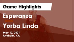 Esperanza  vs Yorba Linda  Game Highlights - May 12, 2021
