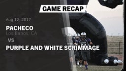 Recap: Pacheco  vs. Purple and White Scrimmage 2017