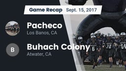 Recap: Pacheco  vs. Buhach Colony  2017