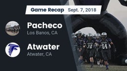 Recap: Pacheco  vs. Atwater  2018