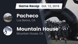 Recap: Pacheco  vs. Mountain House  2018