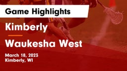 Kimberly  vs Waukesha West  Game Highlights - March 18, 2023