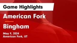 American Fork  vs Bingham  Game Highlights - May 9, 2024