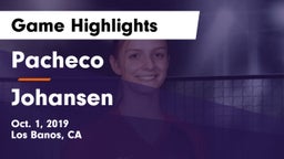Pacheco  vs Johansen Game Highlights - Oct. 1, 2019