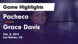 Pacheco  vs Grace Davis Game Highlights - Oct. 8, 2019