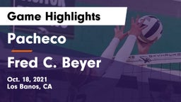 Pacheco  vs Fred C. Beyer  Game Highlights - Oct. 18, 2021