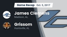 Recap: James Clemens  vs. Grissom  2017
