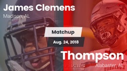 Matchup: James Clemens High vs. Thompson  2018