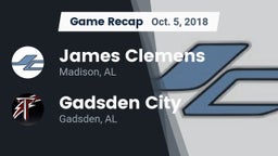 Recap: James Clemens  vs. Gadsden City  2018
