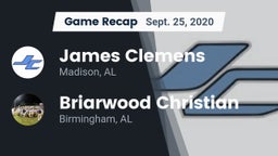 Recap: James Clemens  vs. Briarwood Christian  2020