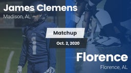 Matchup: James Clemens High vs. Florence  2020