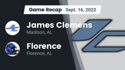 Recap: James Clemens  vs. Florence  2022