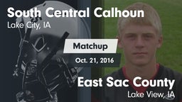 Matchup: South Central vs. East Sac County  2016