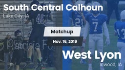 Matchup: South Central vs. West Lyon  2019