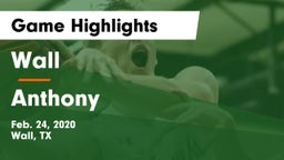 Wall  vs Anthony  Game Highlights - Feb. 24, 2020