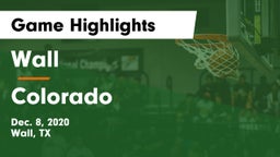 Wall  vs Colorado  Game Highlights - Dec. 8, 2020