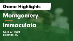 Montgomery  vs Immaculata Game Highlights - April 27, 2022