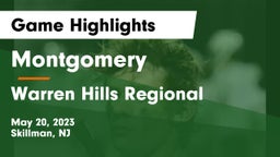 Montgomery  vs Warren Hills Regional  Game Highlights - May 20, 2023