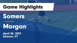 Somers  vs Morgan  Game Highlights - April 30, 2022