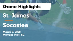 St. James  vs Socastee  Game Highlights - March 9, 2020