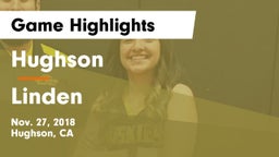 Hughson  vs Linden Game Highlights - Nov. 27, 2018