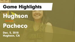 Hughson  vs Pacheco  Game Highlights - Dec. 5, 2018