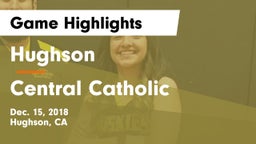 Hughson  vs Central Catholic  Game Highlights - Dec. 15, 2018